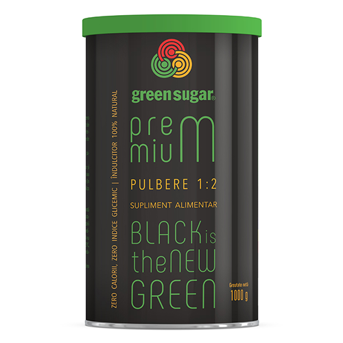 Green Sugar Premium 1:2 Pulbere 1000 gr